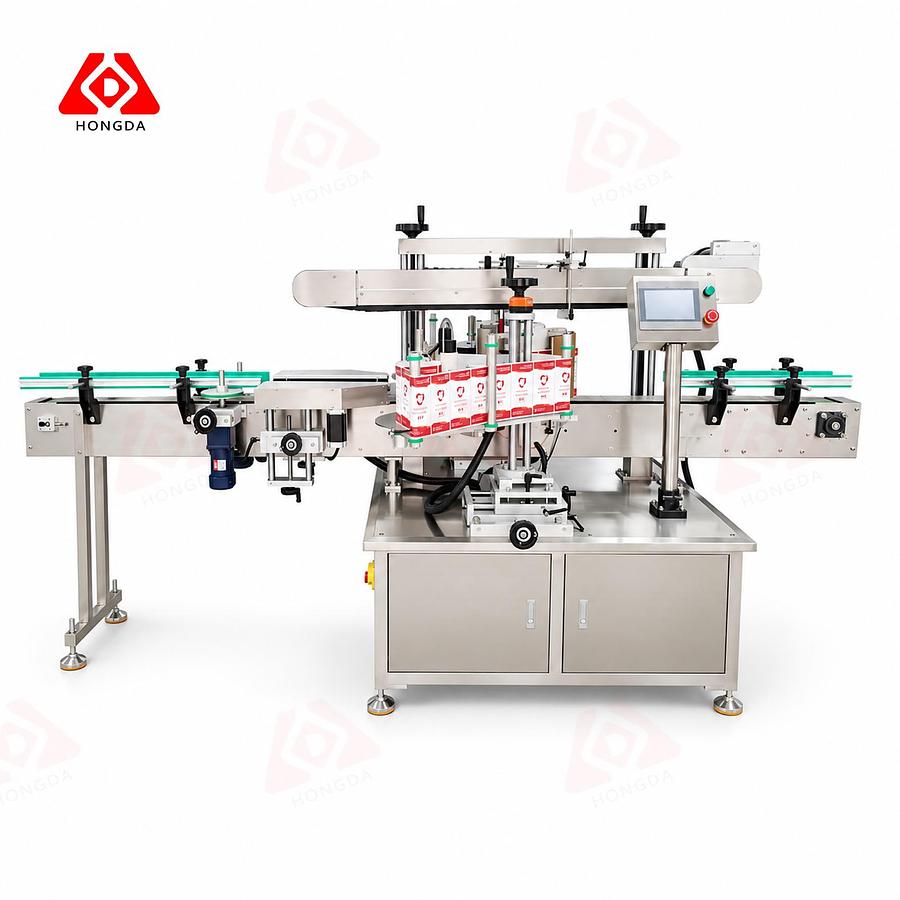 Fully Automatic Labeling Machine (side labeling + top labeling)
