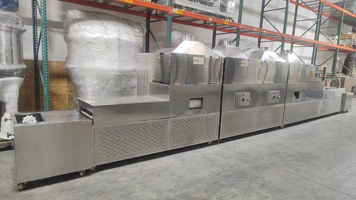 Tunnel type Continues Microwave Machine