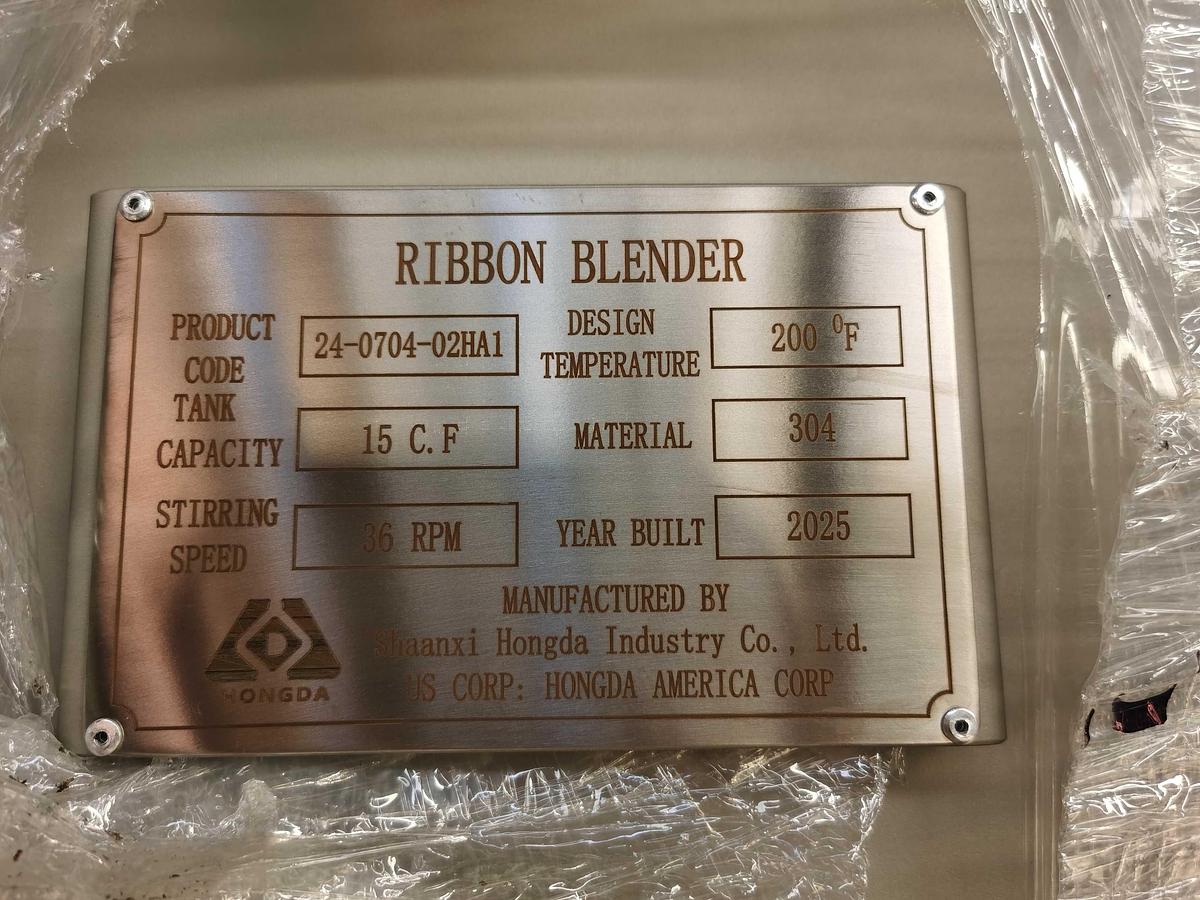 New 15 Cu. Ft Ribbon Blender in stock in Ontario, CA, USA