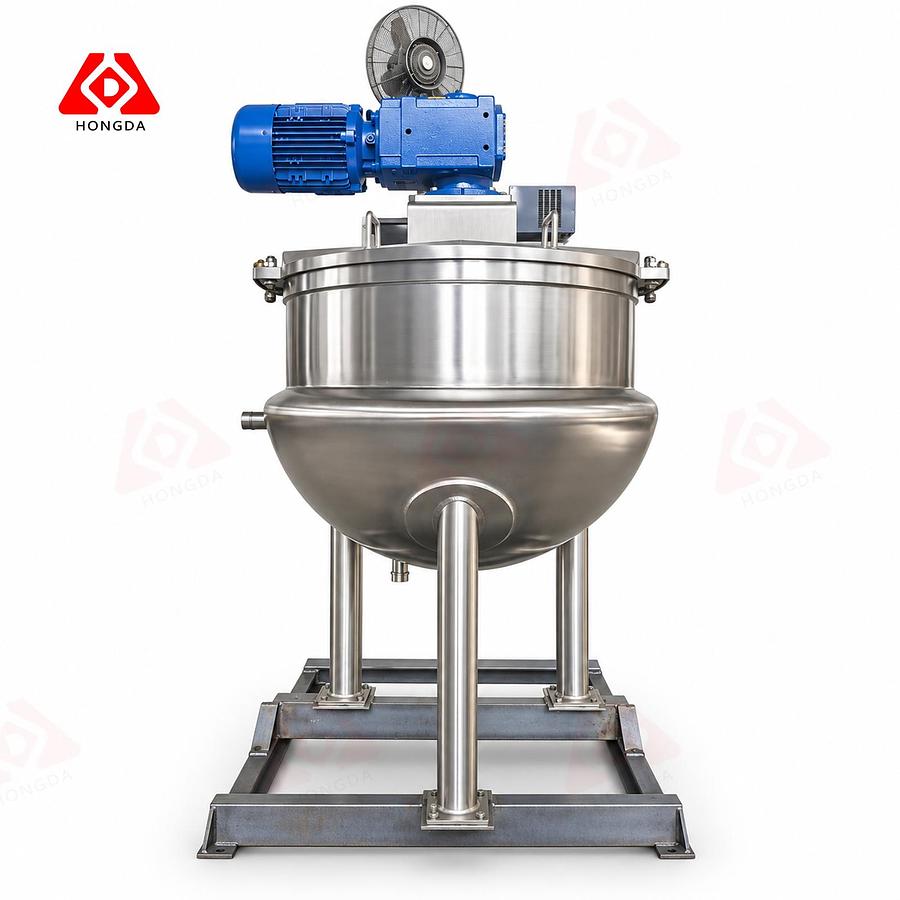 30 Gal Stainless Steel Steam Jacketed Kettle - Commercial Mixing & Cooking Kettle