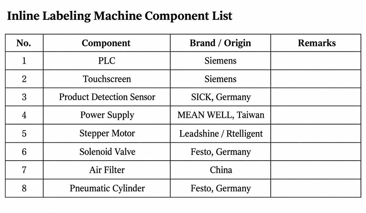 Inline Labeling Machine 260
