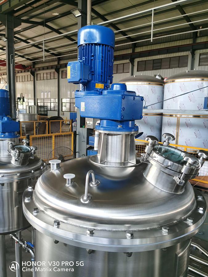 100 Gal & 50 Gal Stainless Steel Single Shell Tank - Industrial Mixing Tank with Agitator