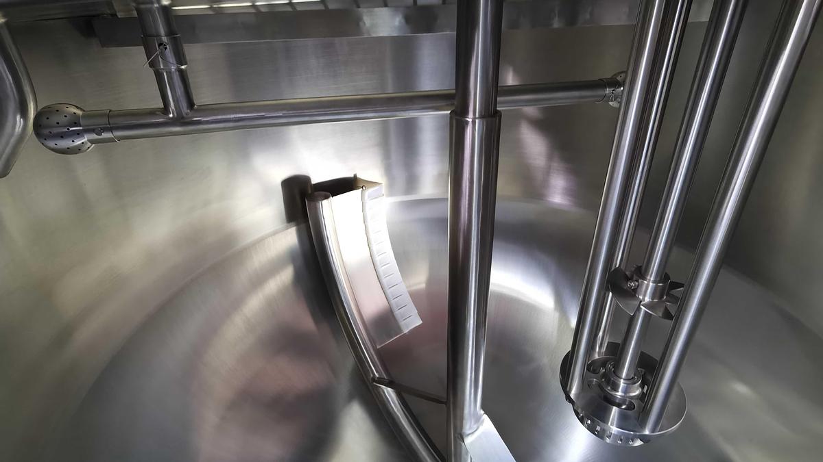 500 Gallon Steam Jacketed Double Mixing Kettle – ASME Rated at 100 Psi, with Homogenizer