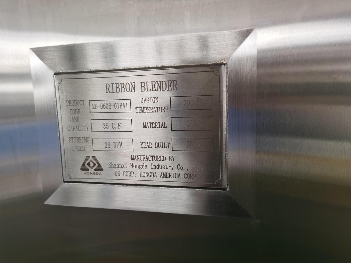 Custom 35 Cu. Ft. Hot Water Jacketed Ribbon Blender