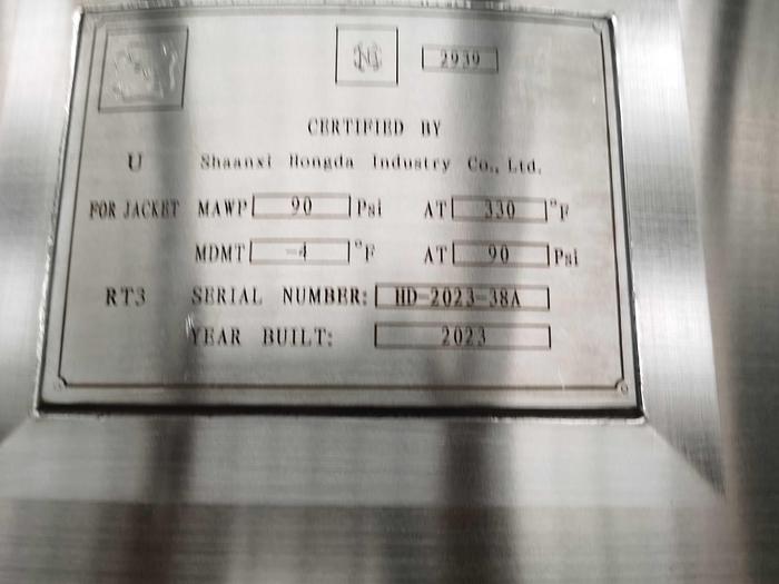 500 Gallon steam jacketed mixing kettle in stock in CA