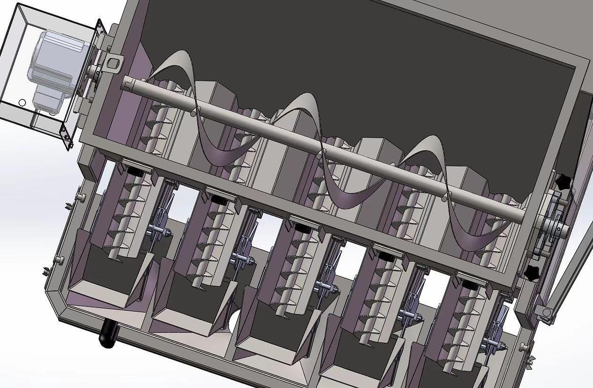 Four-Head Screw Linear Weigher   HA-SLW4H3L