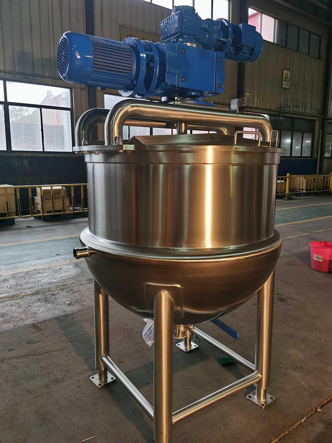 New 100 USG Steam Jacketed Dual Mixing Kettle in stock in Ontario, CA, USA
