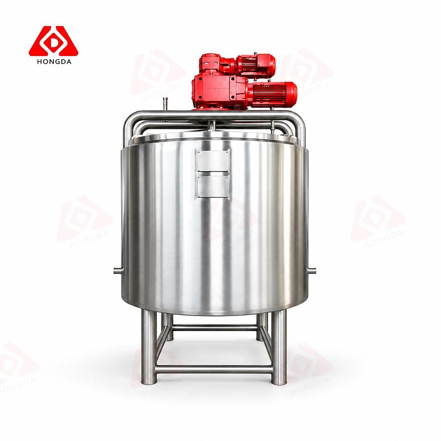 250 Gallon Double Motion Steam Mixing Tank/ Jacketed Cone Bottom Kettle