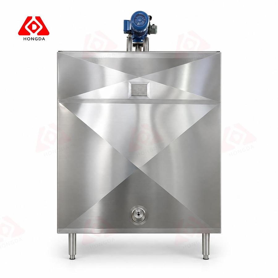 1500 USG Rectangular mixing tank for Ice Cream