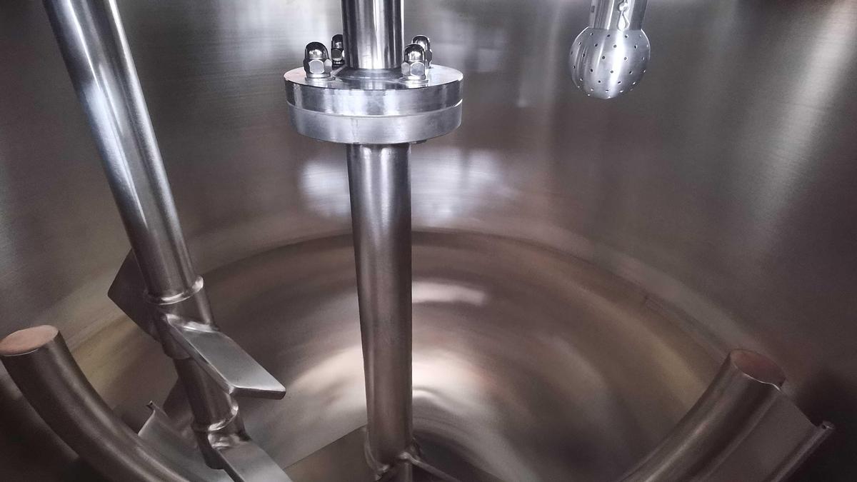 New 100 USG Steam Jacketed Twin Action Mixing Kettle in stock in Ontario, CA, USA