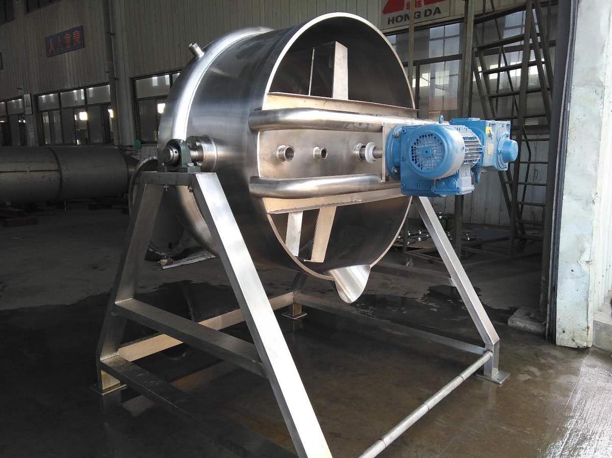 200 USG Tilting Steam Jacketed Mixing Kettle