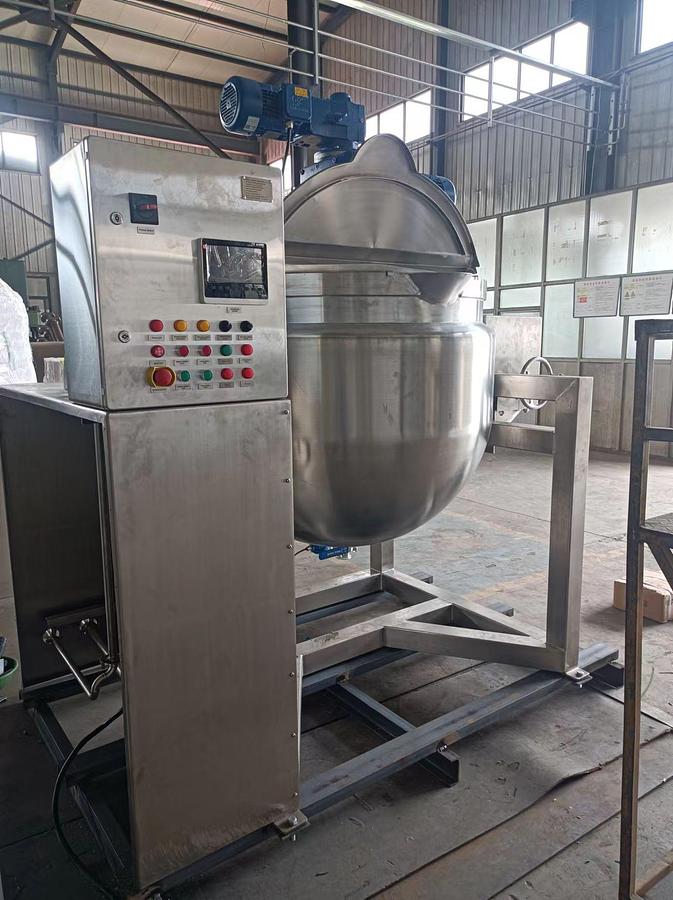 150 Gallon Electric Tilting & Double Mixing Kettle- Stainless Steel Commercial Cooking Kettle