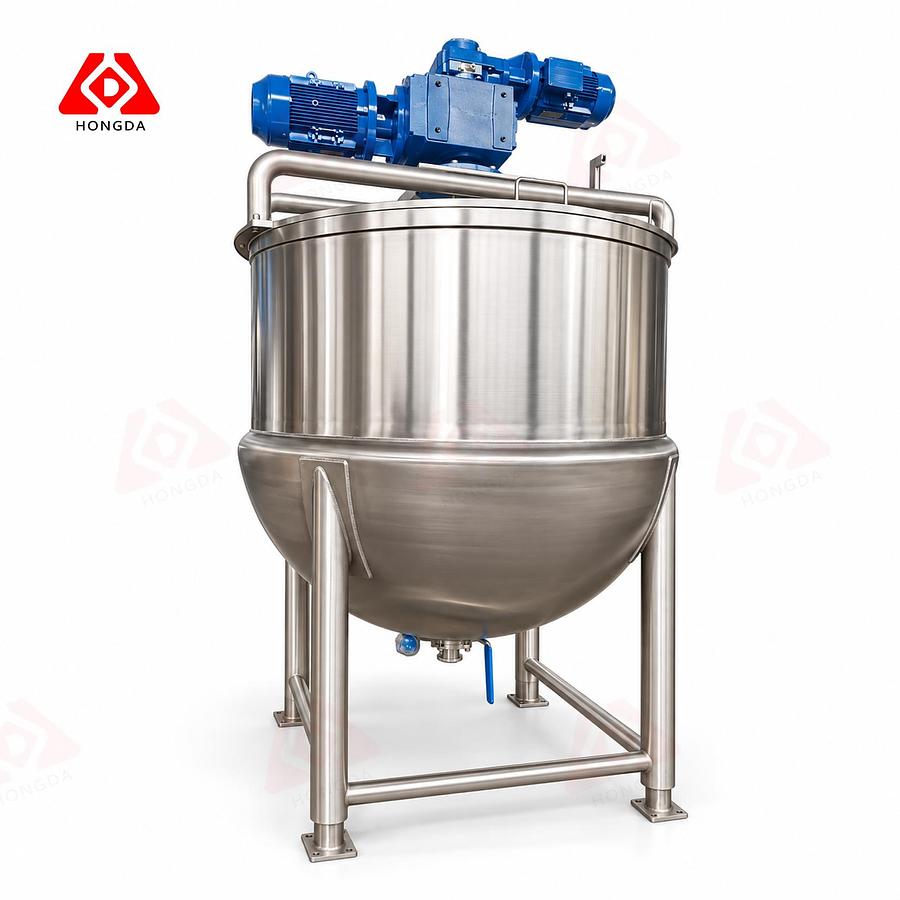 New 500 USG Steam Jacketed Dual Mixing Kettle in stock in Ontario, CA, USA
