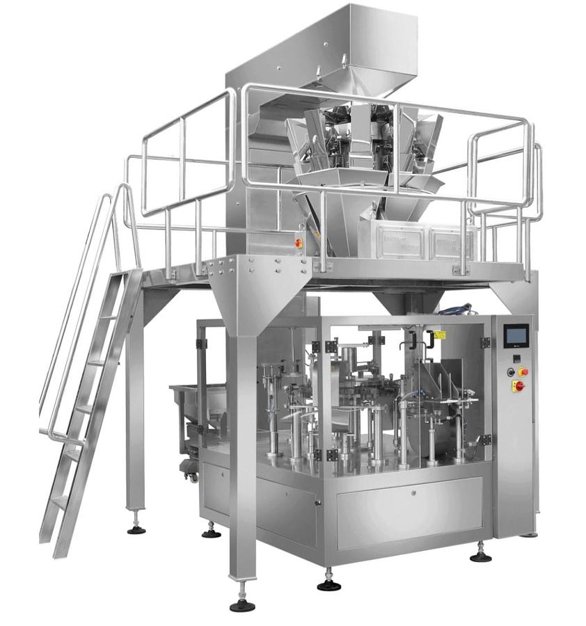 Rotary Pre-made Pouch Packaging Machine with Multiheads Standard Combination Scales