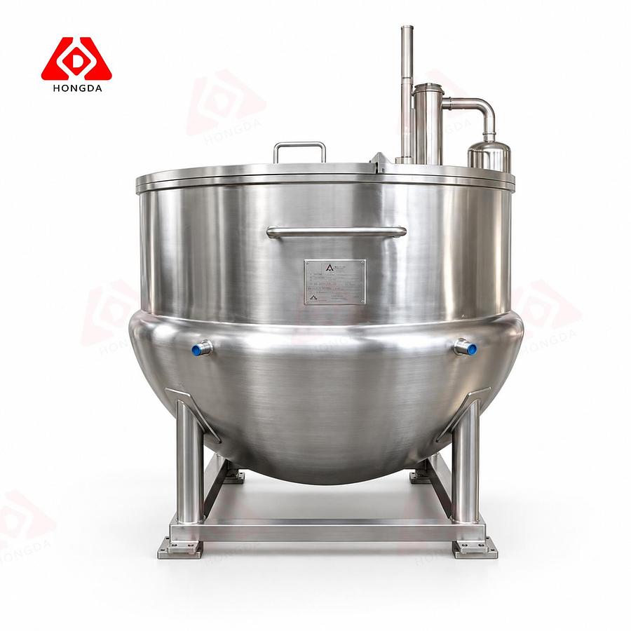 Bare kettle 600 gallon with lids and bridge