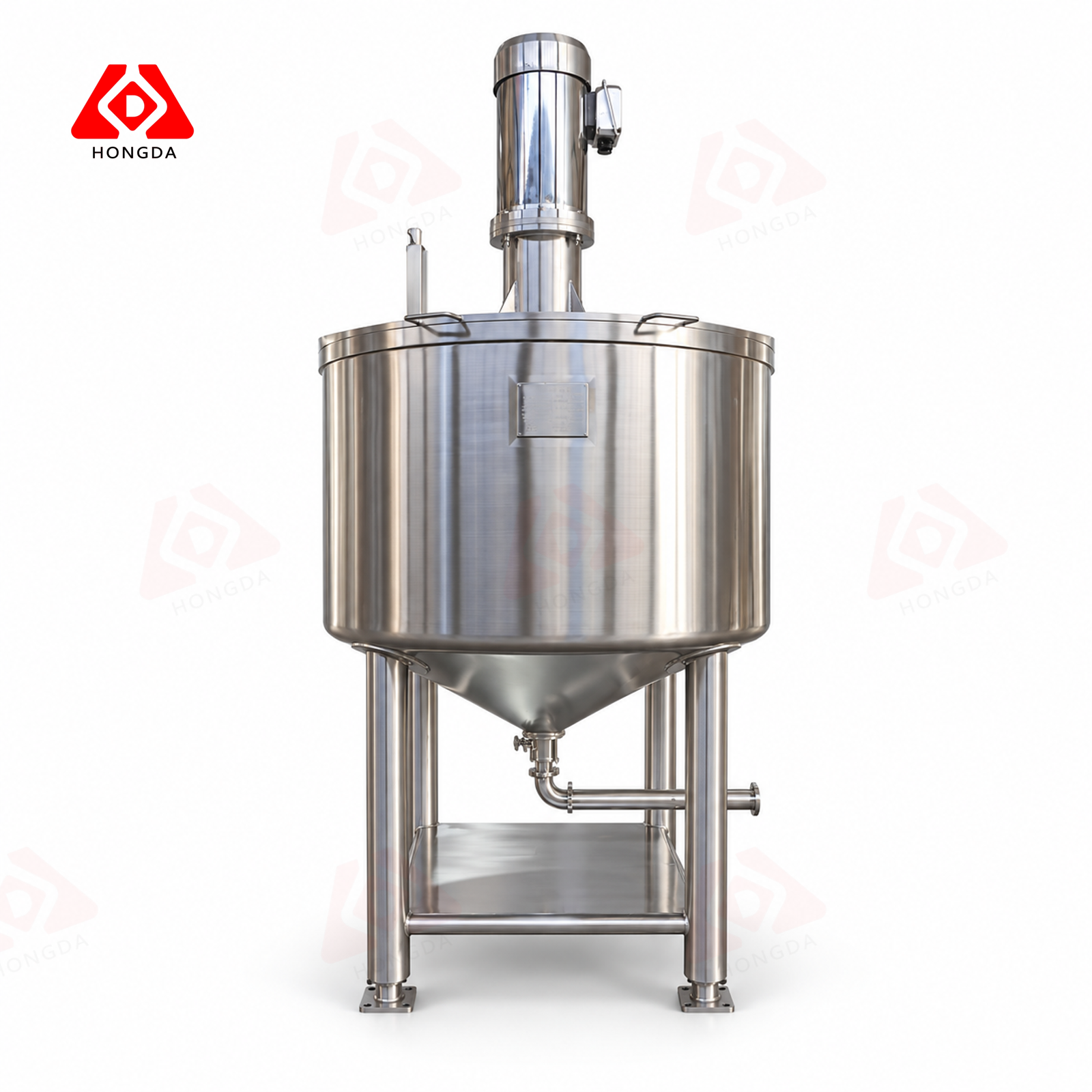 300 gallon jacketed high shear mixing tank