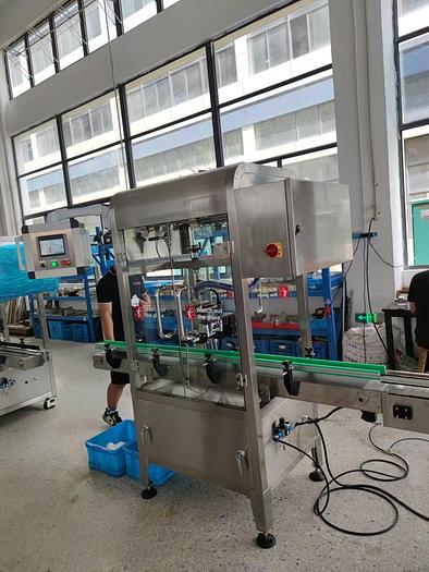 Single head magnetic pump filling machine