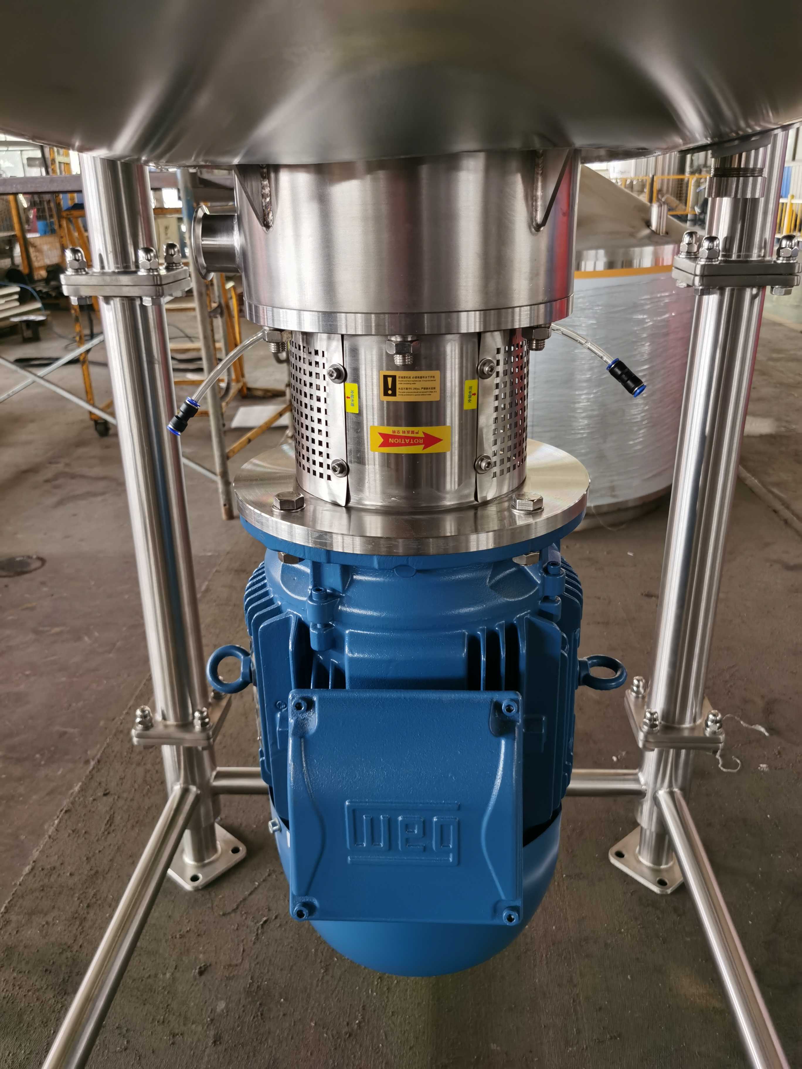 350 Gallon Jacketed High Shear smoohtie Liquefier –Scraper blade, high shear disperser & Emulsifying