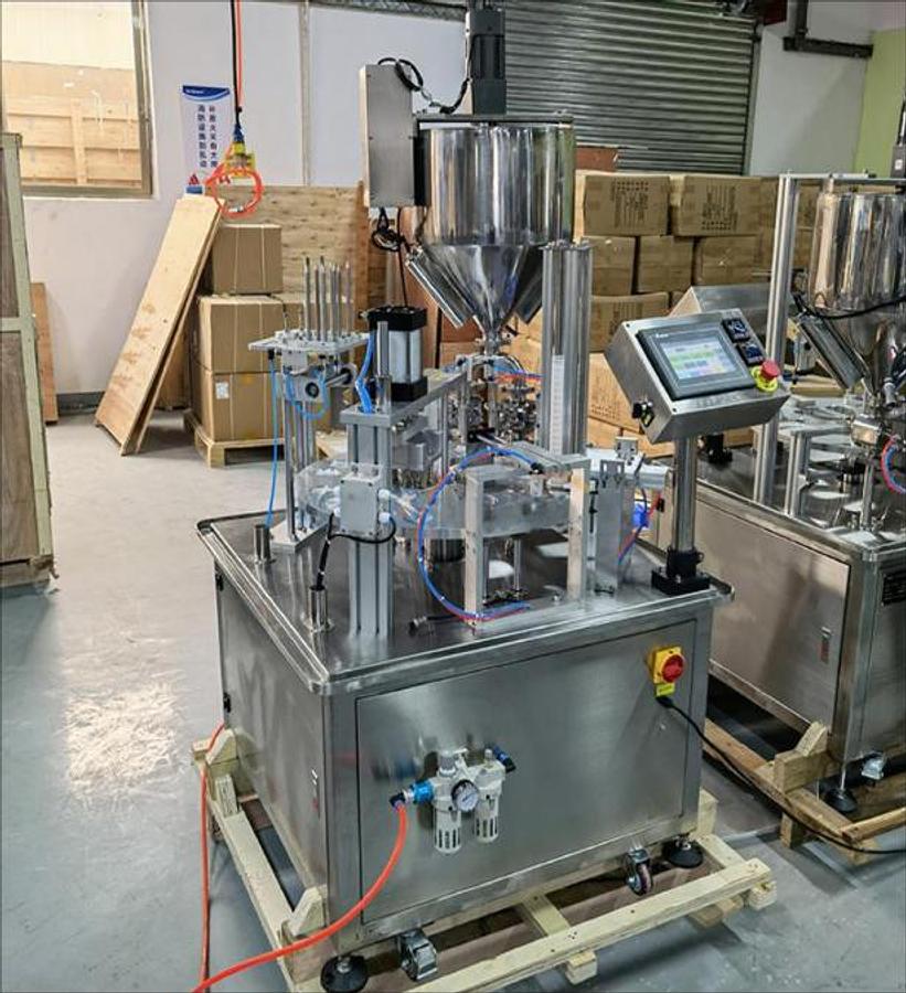Rotary Cup Filling and Sealing Packing Machine