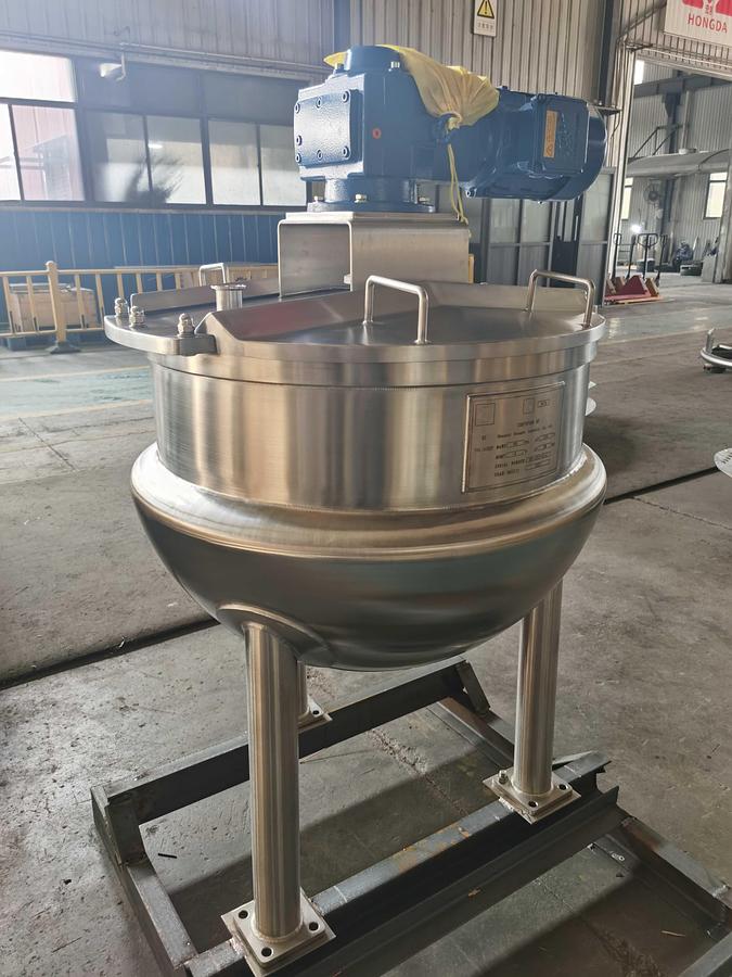 30 Gal Stainless Steel Steam Jacketed Kettle - Commercial Mixing & Cooking Kettle