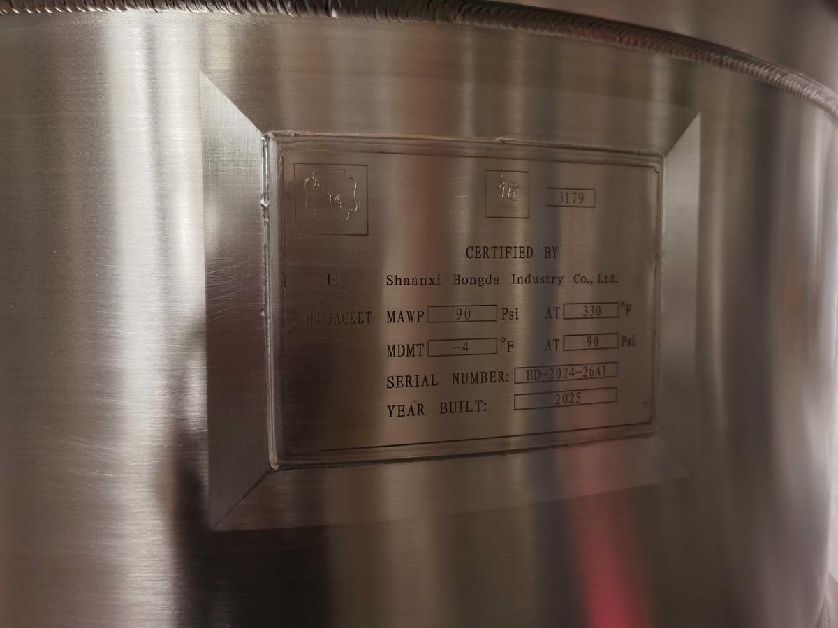 New 100 USG Steam Jacketed Twin Action Mixing Kettle in stock in Ontario, CA, USA