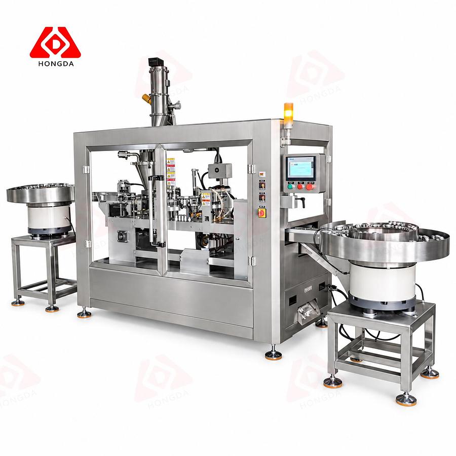 Linear Single-Head Powder Filling Machine