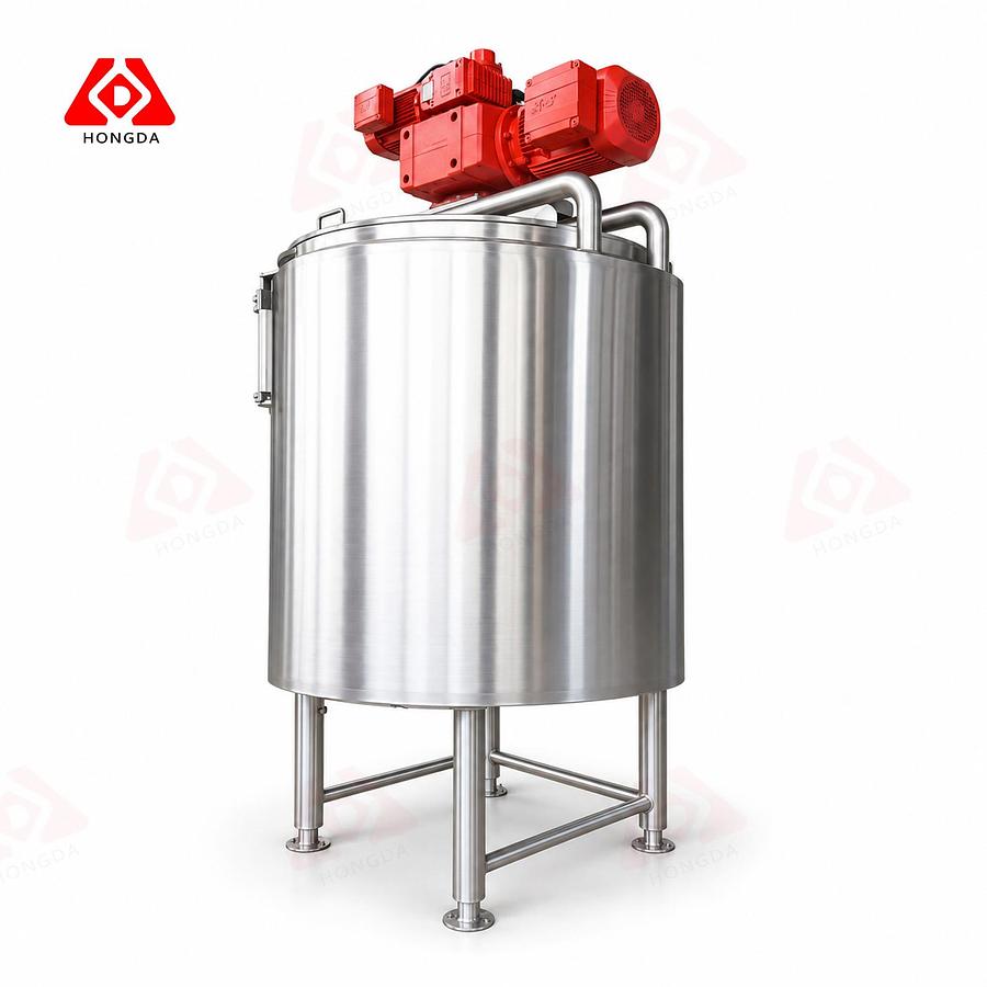 800USG Steam Mixing Tank / Jacketed Flet Bottom Kettle
