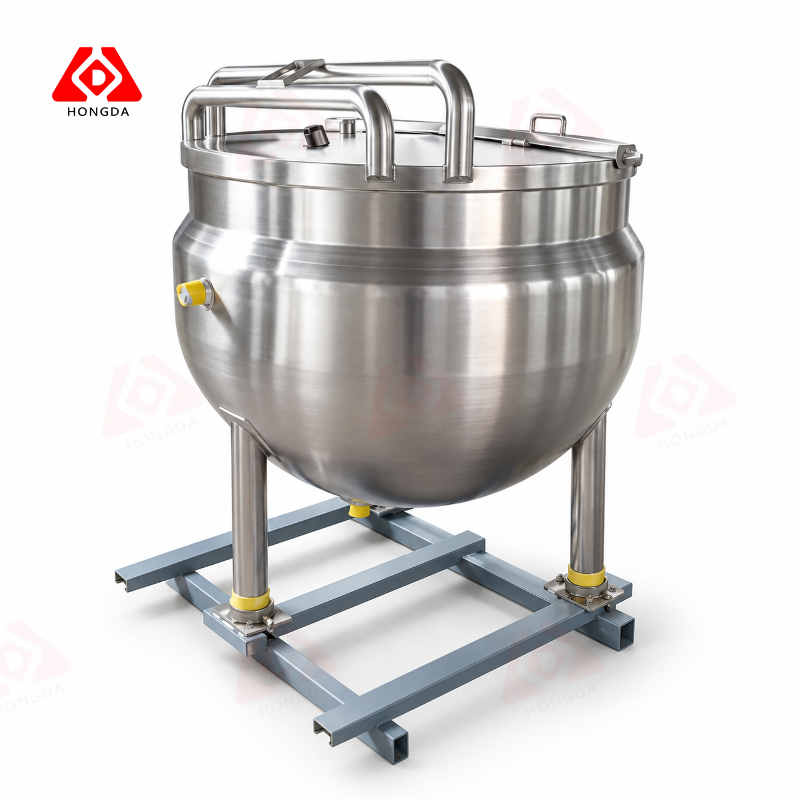 Bare kettle 200 gallon with lids and bridge