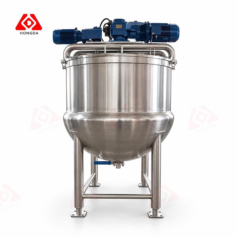 New 200 USG Steam Jacketed Dual (Offset) Mixing Kettle in stock in Ontario, CA, USA