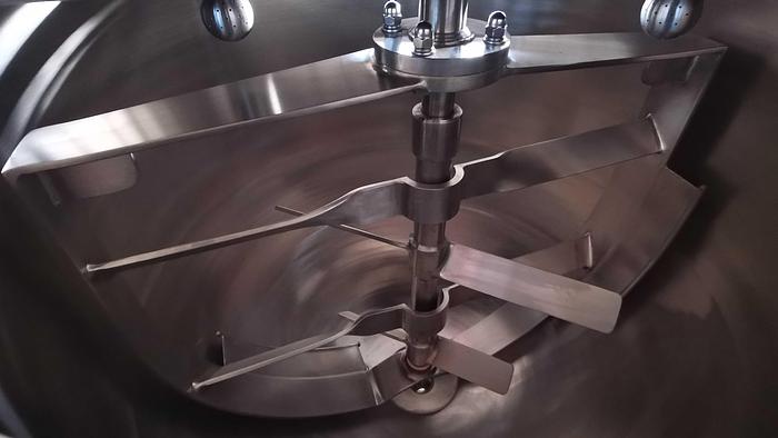 New 150 gallon double mixing steam jacketed Kettle