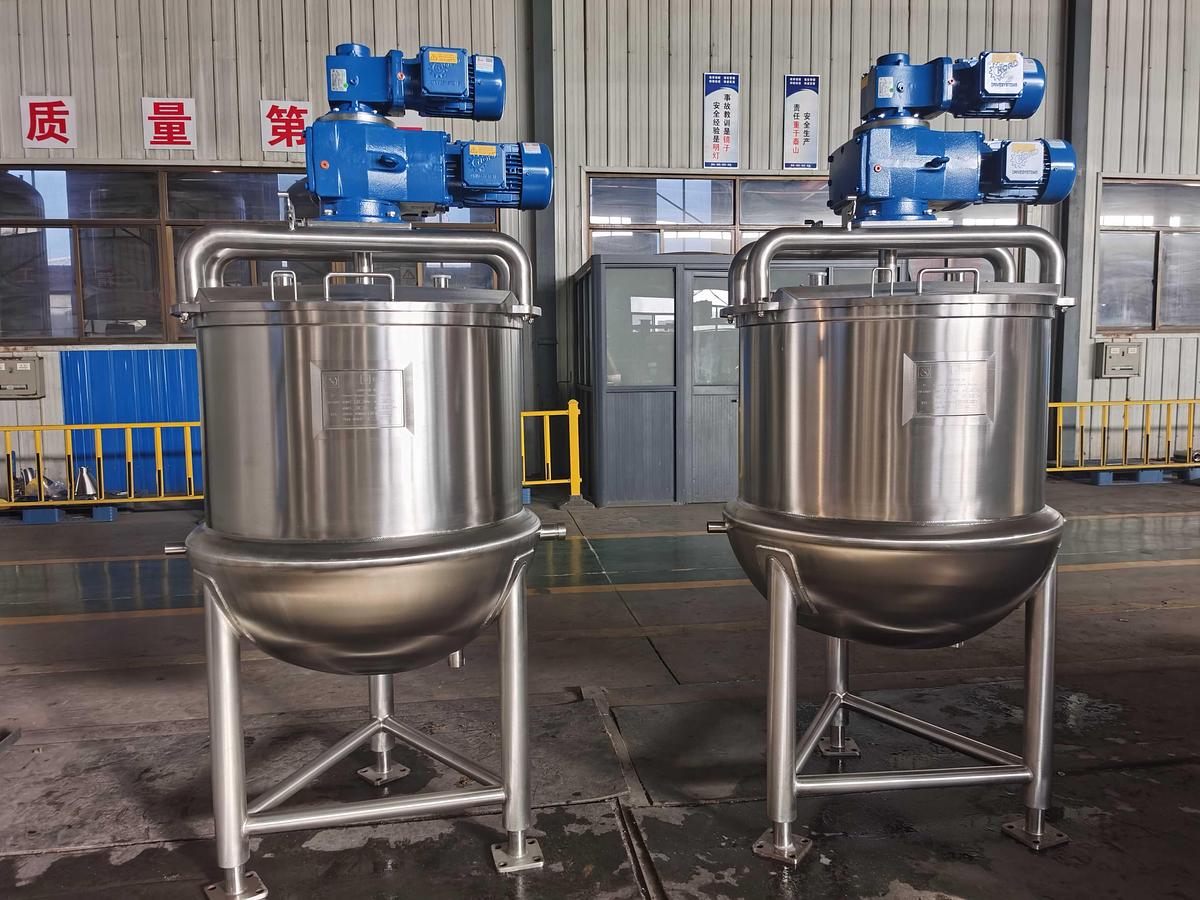 75 USG Steam Jacketed Dual Mixing Kettle