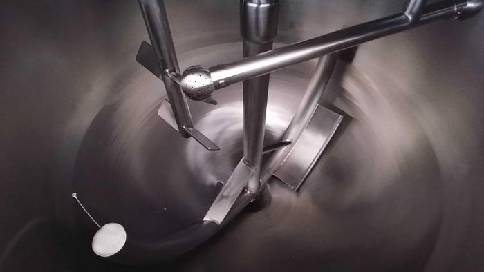 New arrival 200 gallon kettle with offset agitator