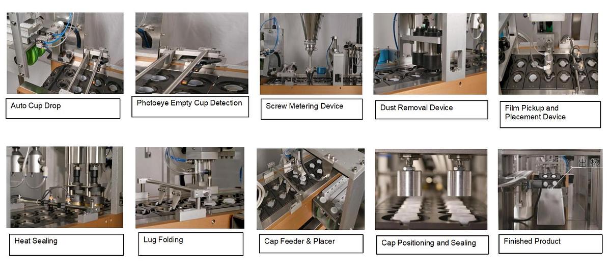 Linear Single-Head Powder Filling Machine