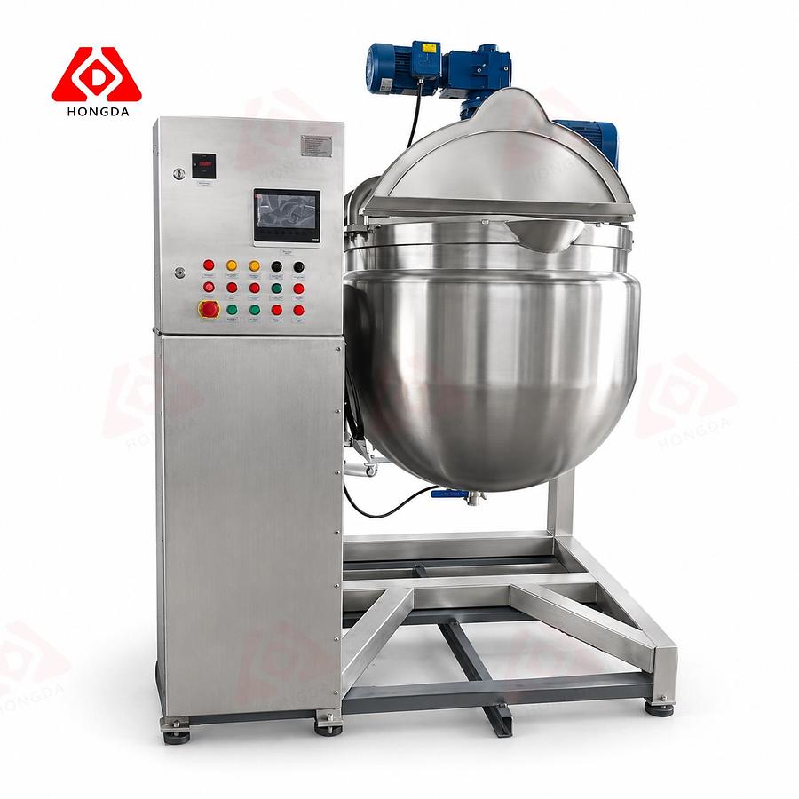 150 Gallon Electric Tilting & Double Mixing Kettle- Stainless Steel Commercial Cooking Kettle