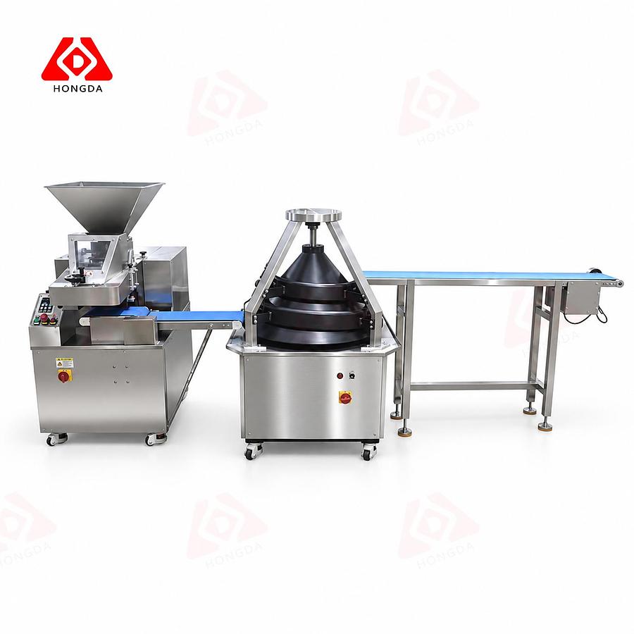 Automatic Automatic Continuous Dough Divider and Rounder 