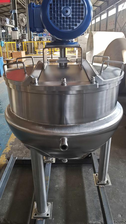 30 Gal Stainless Steel Steam Jacketed Kettle - Commercial Mixing & Cooking Kettle