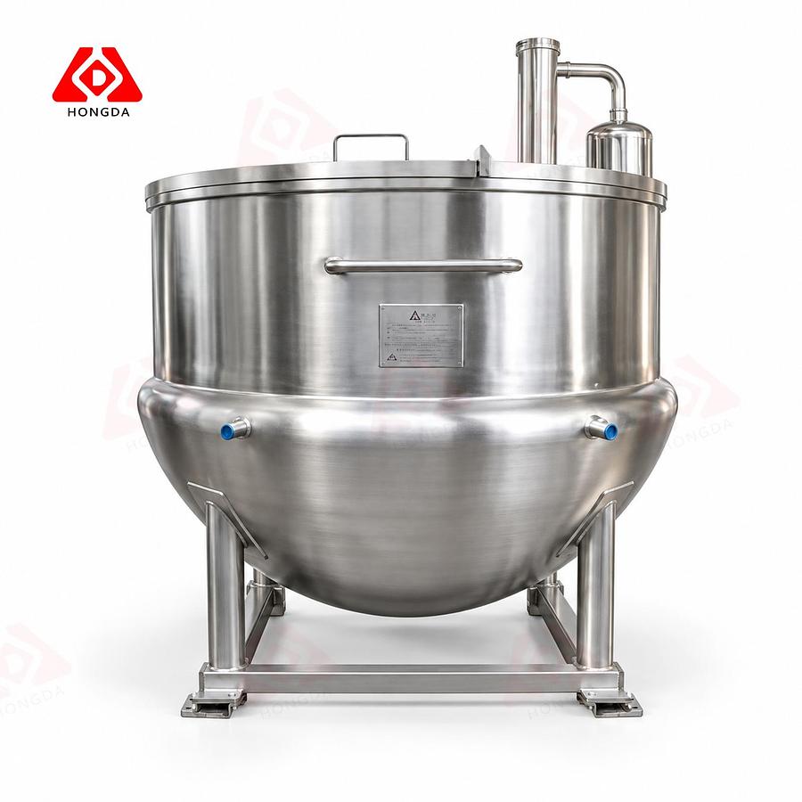 Bare kettle 600 gallon with lids and bridge