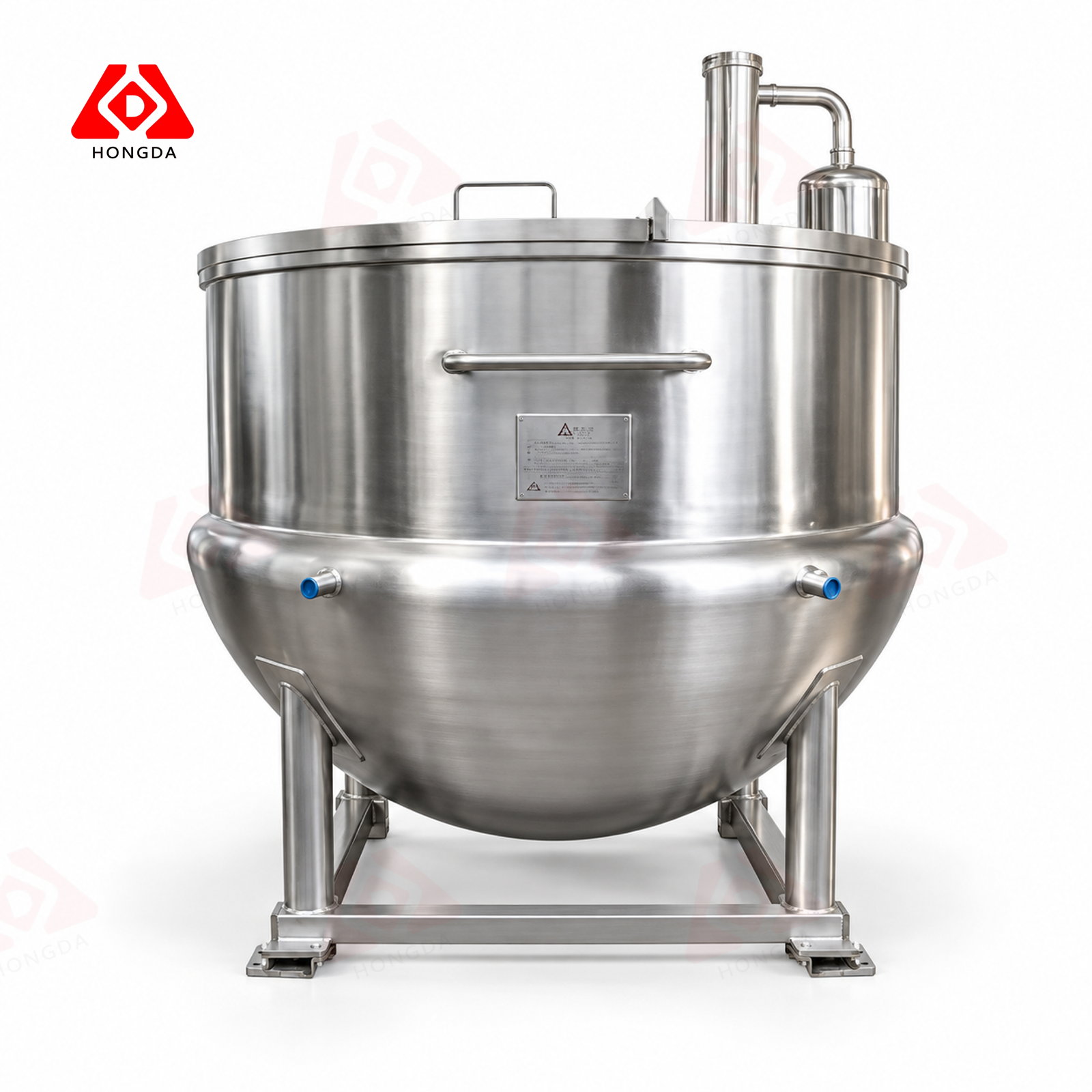 Bare kettle 600 gallon with lids and bridge