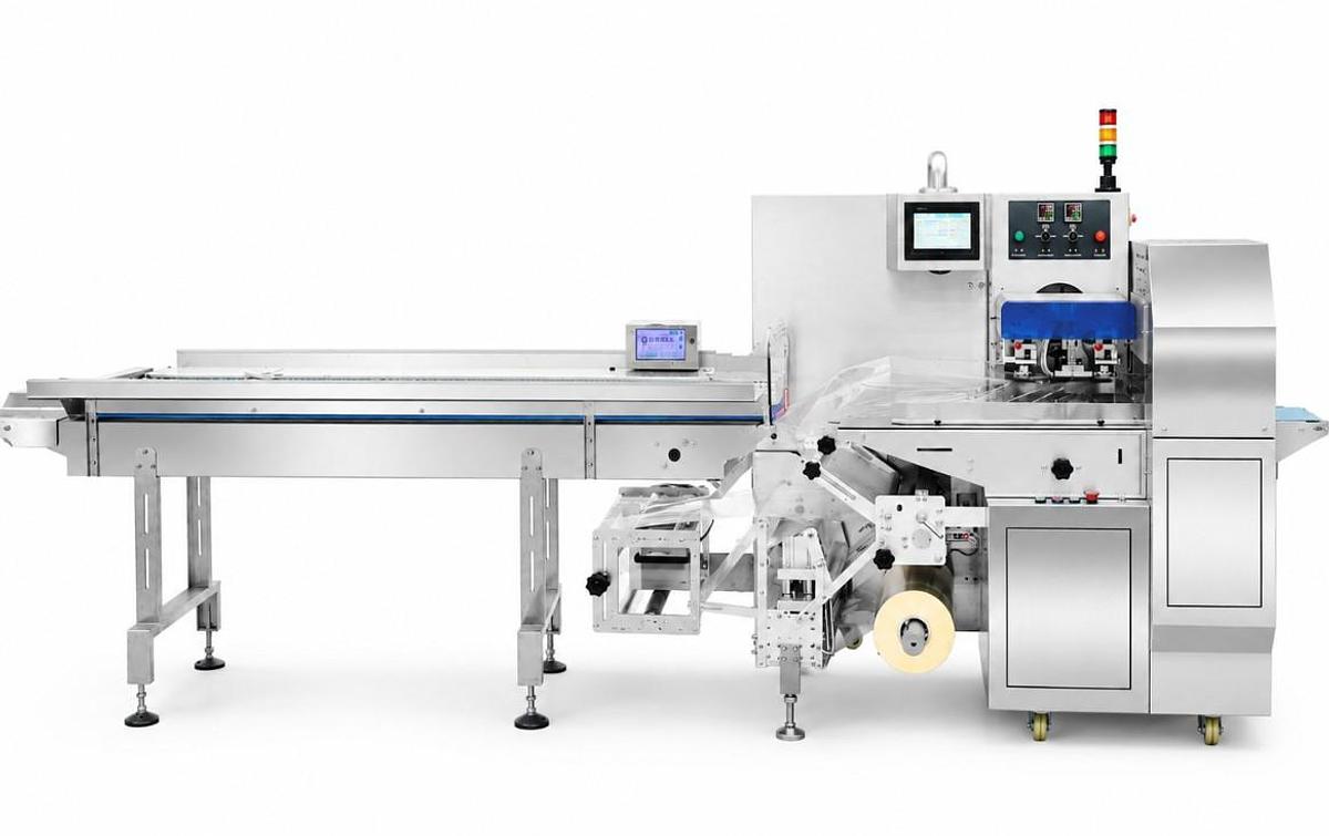 Three-Servo Upper-Film Flow Wrapper VT-280