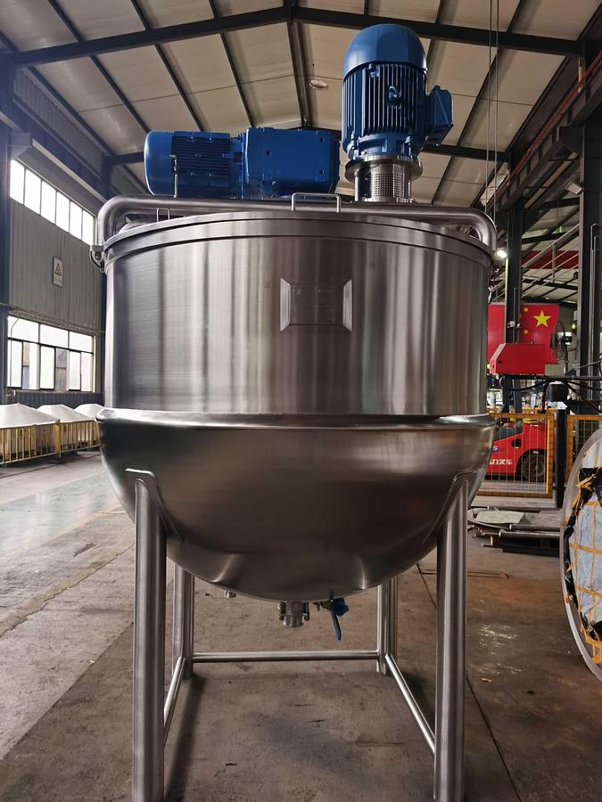 300 Gallon Steam Jacketed Mixing Kettle – ASME Rated, with Homogenizer