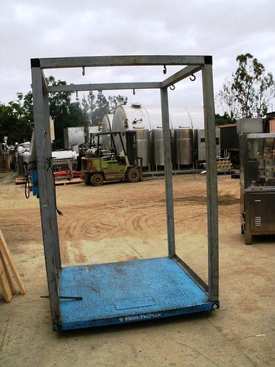 Used Scale, Platform, 60" x 60", Weigh Tronix, Mdl DSL-6060-05, #S741076