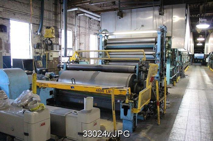 Used Beloit Fourdrinier 95" Wire Width Paper Machine #33024