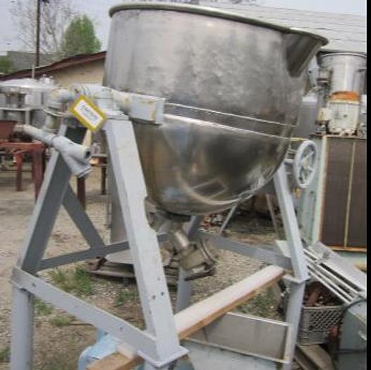 Used Kettle, 150 Gallon, S/st, Jkt, Tilt, (2) #C447575