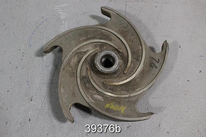 Used Goulds 3196 3x4x10 Pump Impeller, 5-Vane, 10" Diameter #39376