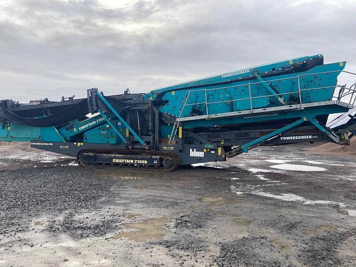 Used 2015 Powerscreen Chieftain 2100 3 deck