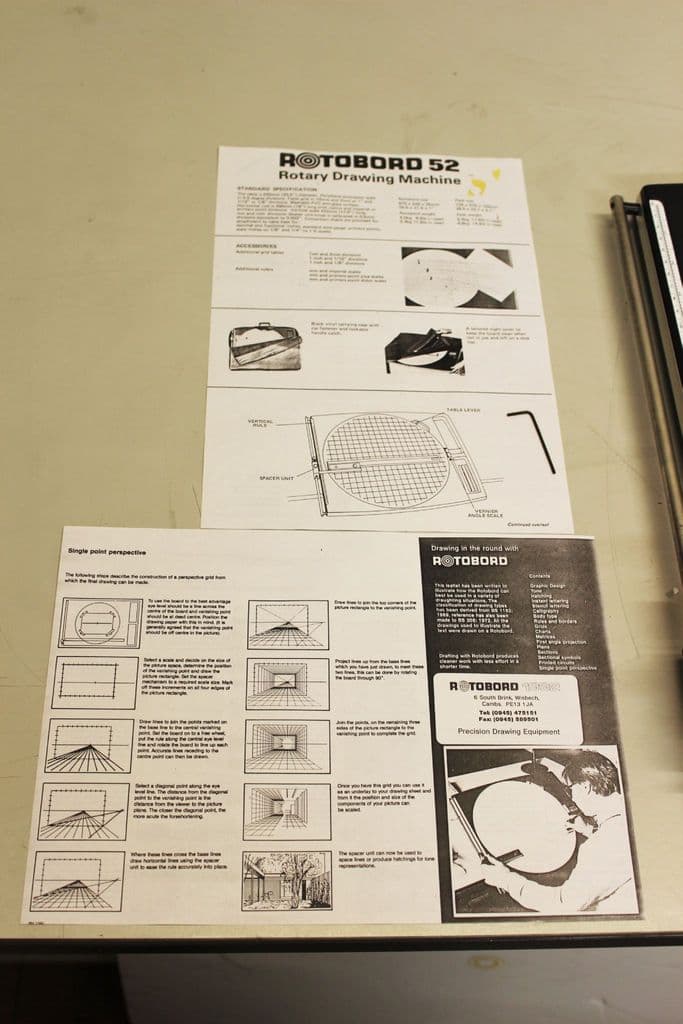 Rotobord 52 Rotary Drawing Board / Table Planner