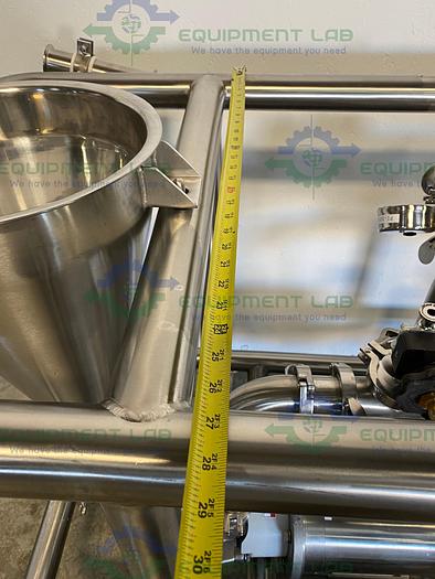 Used Fristam Powder Mixer/Emulsion Skid FS-3522 High Shear Emulsifier & FZX2100 Pump