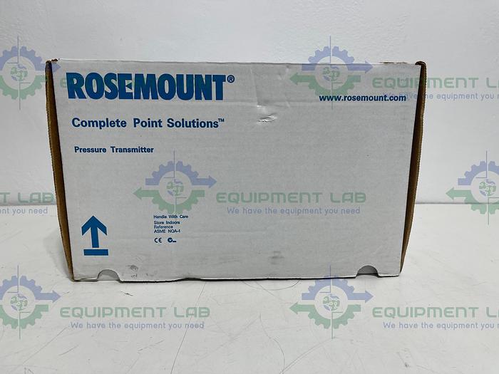 Rosemount 3051 Smart Pressure Transmitter 3051CD1A02A1JS5 w/ C305121124 Manifold