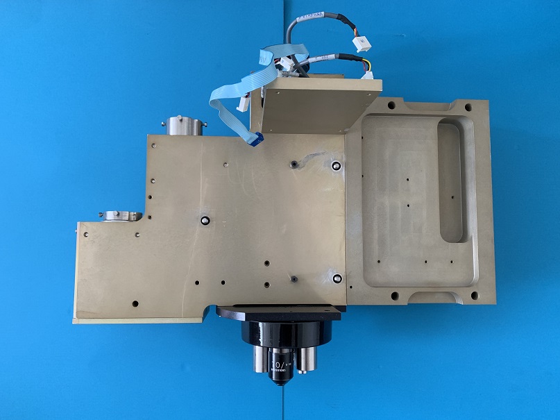 Used Biorad Microscope Objective Assembly with Two Cameras Quaester Q7