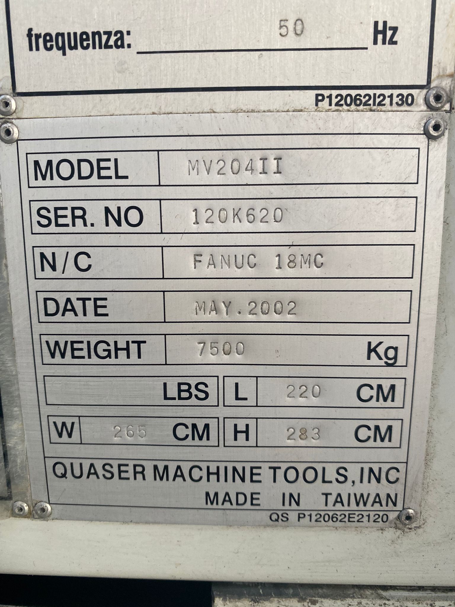 Usato 2002 Quaser MV-204II